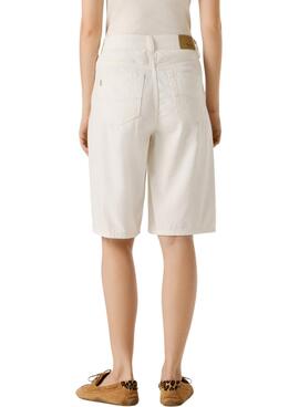 Bermudas Pepe Jeans Lexa blanco para mujer