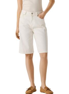 Bermudas Pepe Jeans Lexa blanco para mujer