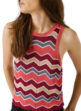 Top Pepe Jeans Kasha rosa para mujer