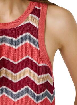 Top Pepe Jeans Kasha rosa para mujer