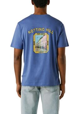Camiseta Pepe Jeans Sion azul para hombre