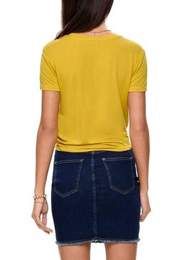 Top Only Arli Amarillo Mujer