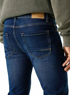 Pantalón vaquero Pepe Jeans Cash denim oscuro para hombre