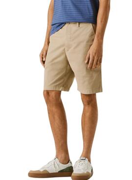 Shorts Pepe Jeans chino beige para hombre