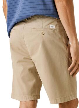 Shorts Pepe Jeans chino beige para hombre
