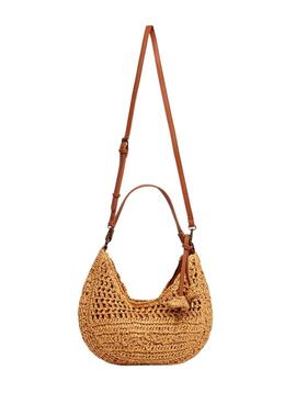 Bolso Pepe Jeans Ziggy Balm rafia para mujer