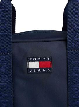 Bolso Tommy Jeans Daily crossover azul para mujer