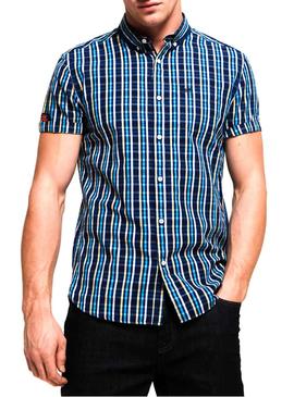 Camisa Superdry Premium University Azul