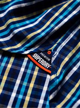 Camisa Superdry Premium University Azul