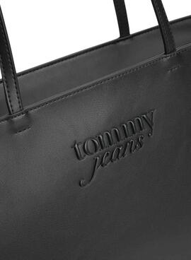 Bolso Tommy Jeans Must tote negro para mujer