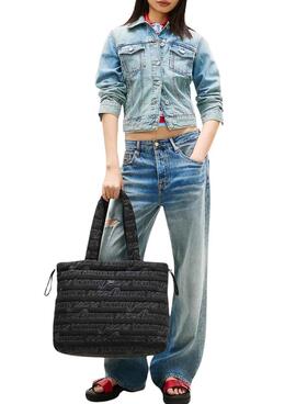 Bolso Tommy Jeans Icon negro para mujer