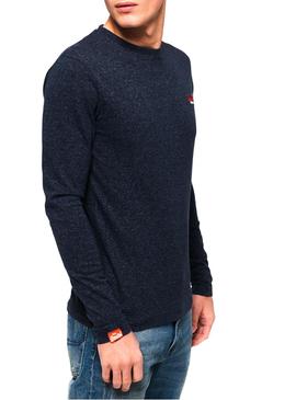 Camiseta Superdry Vintage Long Azul Hombre