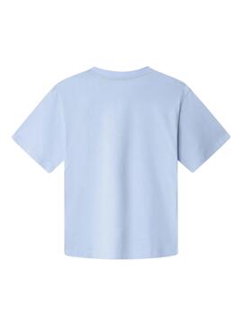 Camiseta Pepe Jeans Joshua logo azul cielo para niño