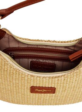 Bolso Pepe Jeans Trish rafia para mujer