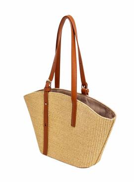Bolso Pepe Jeans Trudy beige para mujer