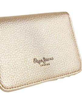 Cartera Pepe Jeans Tyler dorado para mujer
