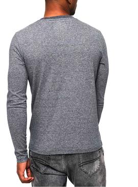 Camiseta Superdry Vintage Long Gris Hombre