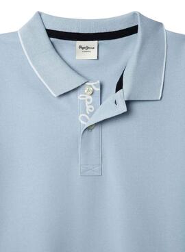 Polo Pepe Jeans Hayden azul cielo para niño