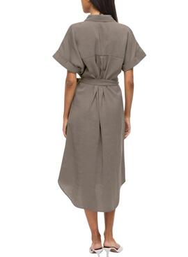 Vestido Vila Vihula verde para mujer