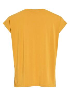 Camiseta Vila Vimodala mostaza para mujer
