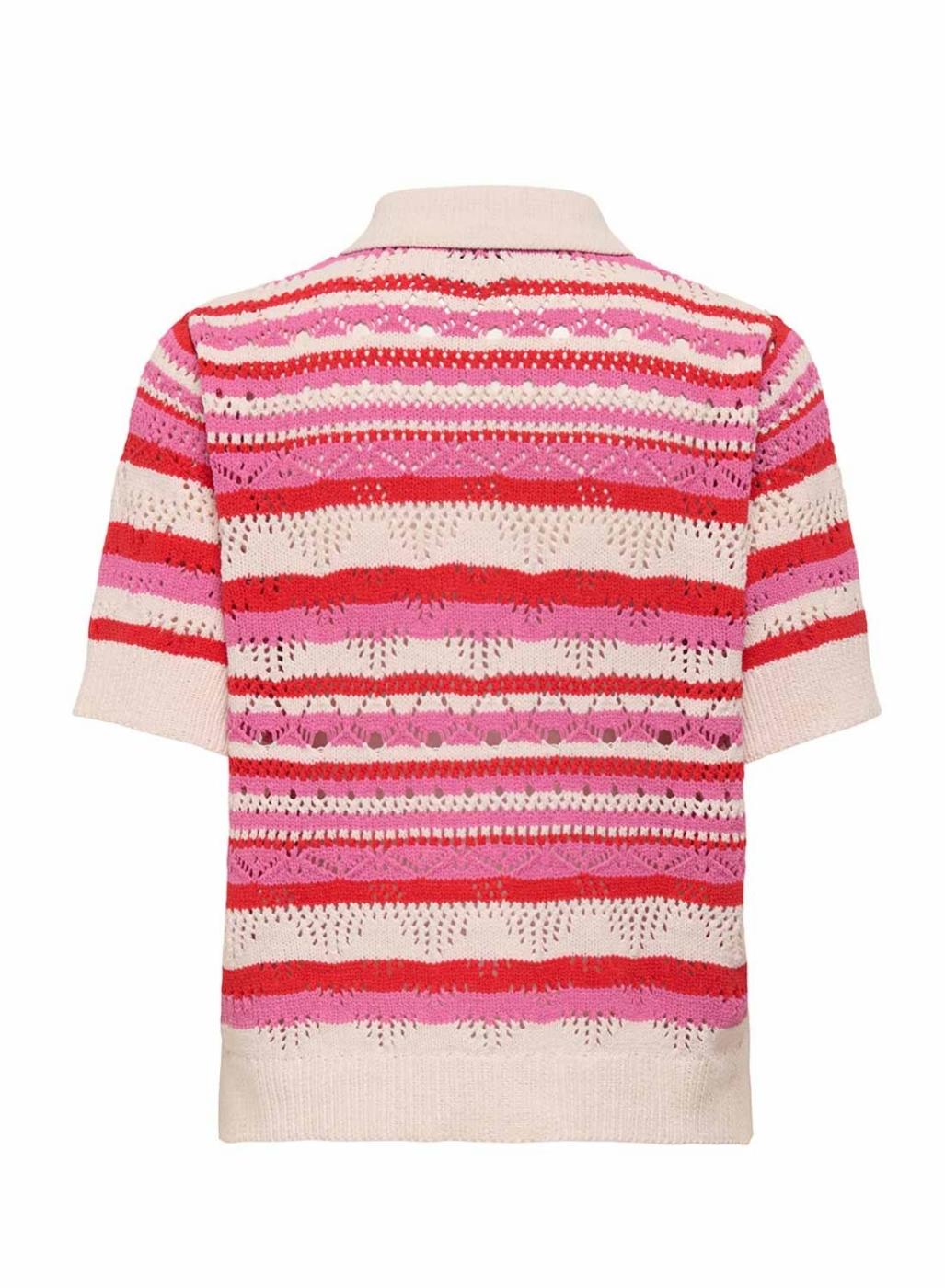 Polo Only Llula rosa para mujer