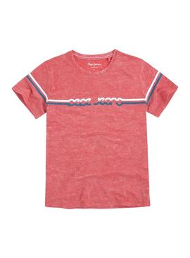 Camiseta Pepe Jeans Lola Naranja Mujer