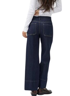 Pantalón vaquero Only Madison denim oscuro para mujer