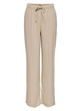 Pantalón Only Goa beige para mujer