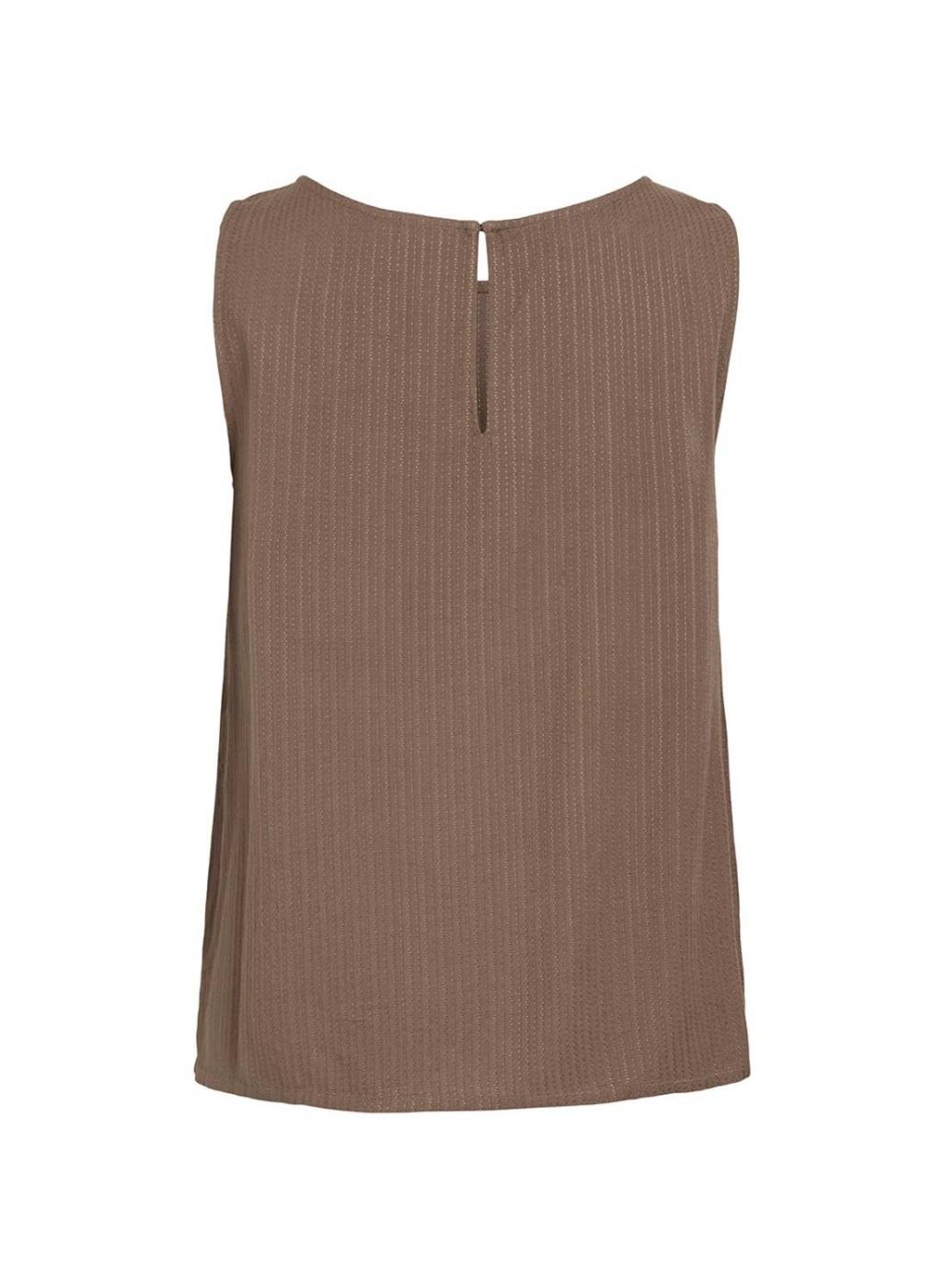 Top Vila Vizina marrón para mujer