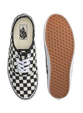 Zapatillas Vans Authentic Check negro y blanco para hombre