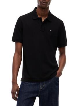 Polo Tommy Jeans Essential negro para hombre