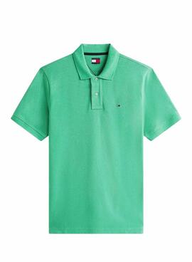 Polo Tommy Jeans Essential verde para hombre