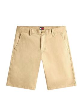 Bermuda Tommy Jeans Scanton beige para hombre