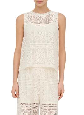 Top Only Llian blanco para mujer