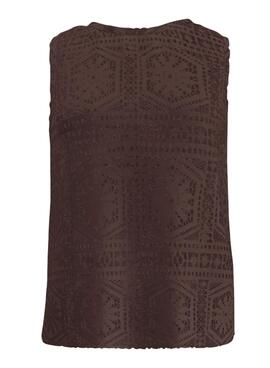 Top Only Llian marrón para mujer