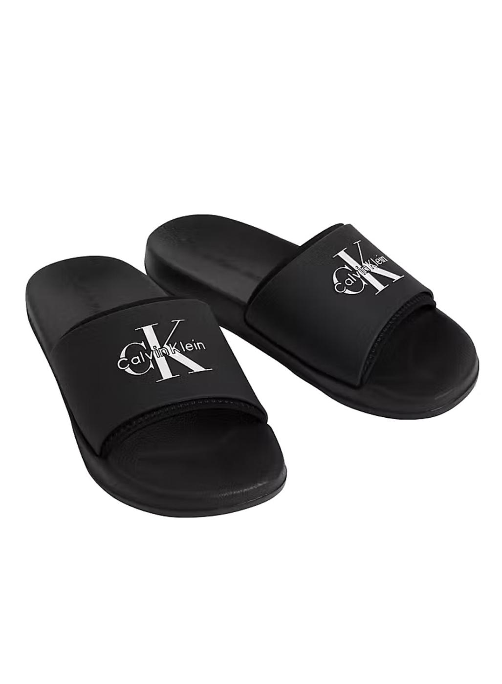 Sandalias Calvin Klein Jeans Slide negro para hombre