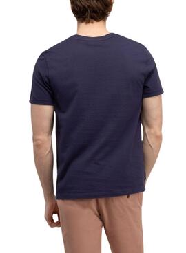 Camiseta El Ganso Dyed azul marino para hombre