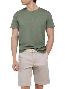 Camiseta El Ganso Dyed verde para hombre