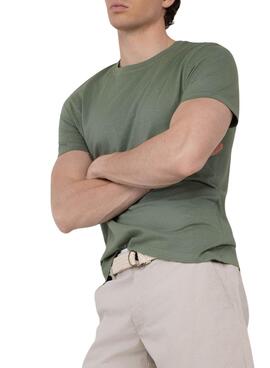 Camiseta El Ganso Dyed verde para hombre