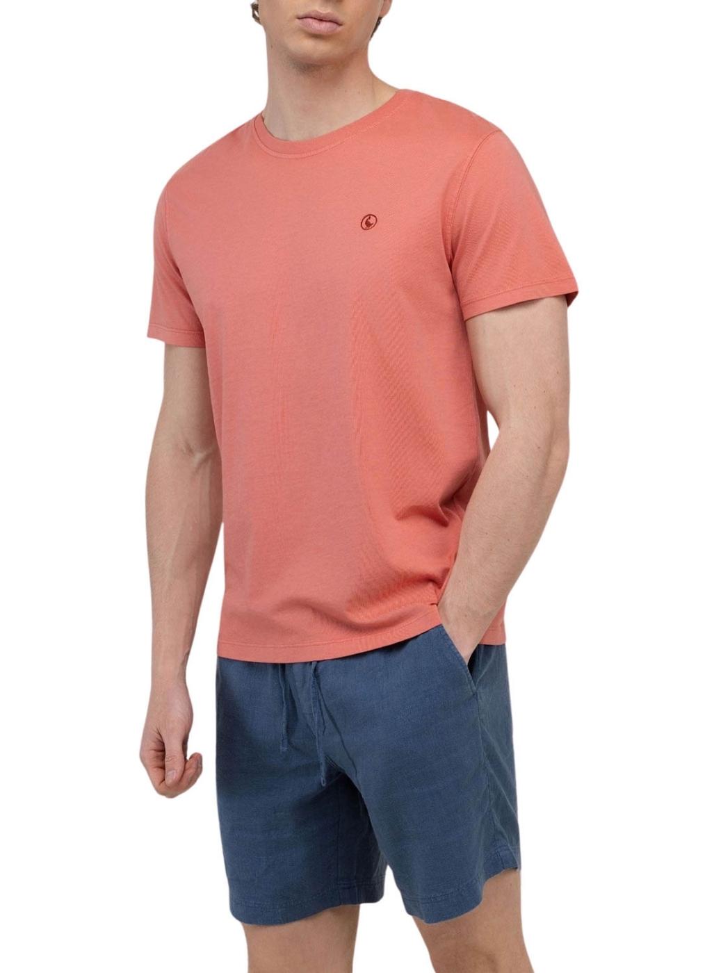 Camiseta El Ganso Dyed coral para hombre