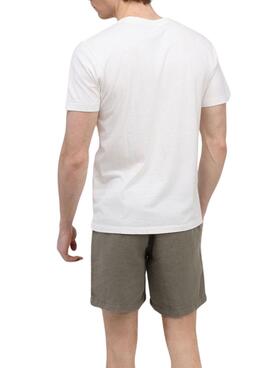 Camiseta El Ganso Dyed blanco para hombre