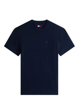 Camiseta Tommy Jeans Sflag marino  para hombre