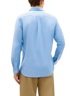 Camisa Tommy Hilfiger Oxford Light azul para hombre 