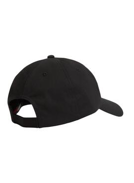 Gorra Tommy Jeans Linear Logo negro para hombre