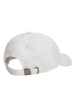Gorra Tommy Jeans placa Heritage blanco para mujer