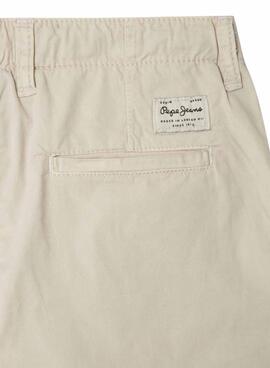Bermudas Pepe Jeans Alexander beige para niño