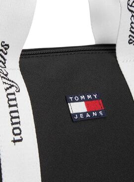 Bolso Tommy Jeans Essential Mini tote negro para mujer