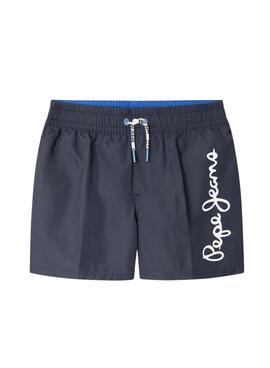 Bañador Pepe Jeans Logo azul marino para niño