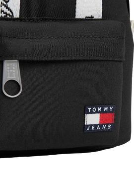 Mochila Tommy Jeans Essential mini negro para mujer