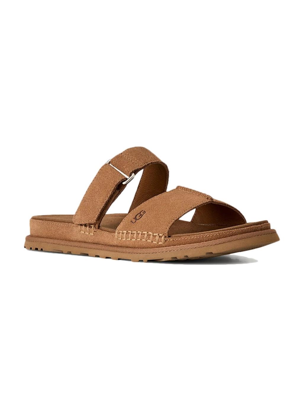 Sandalias UGG GoldenGaze Slide Chestnut para mujer